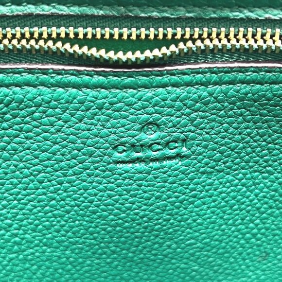 GUCCI 810232 Jackie 1961 Small 2WAY Bag Shoulder Bag Leather Green - Picture 14 of 15